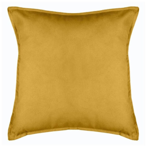 Coussin Déhoussable "Lilou" 45x45cm Ocre (1/5)