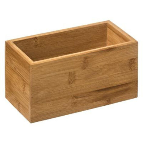 Five Simply Smart – Organiseur tiroir en bambou naturel 18cm – Dimensions L. 18 x P. 9,5 x H. 9 cm – Rangement efficace pour tiroirs (1/2)