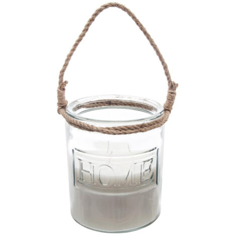 Bougie Parfumée avec Anse "Corde" 780g Vanille (1/2)