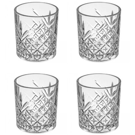Lot de 4 Verres Whisky "Timeless" 34cl Transparent (1/3)