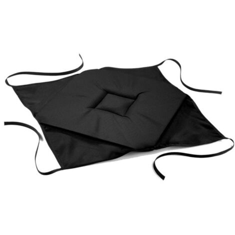 Galette de Chaise "Essentiel" 40x40cm Noir (1/2)