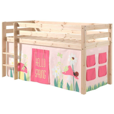 Lit Enfant "Pino Spring" 90x200cm Naturel (1/2)