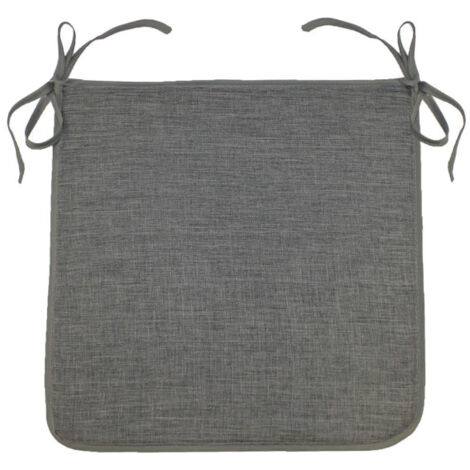 Galette de Chaise "Newton" 40x40cm Gris Anthracite (1/3)