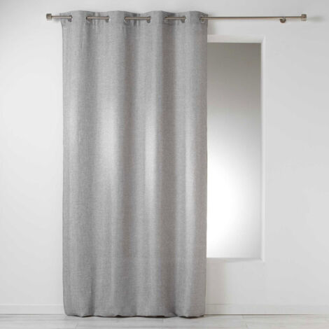 Rideau à Oeillets "Select" 140x260cm Gris (1/2)