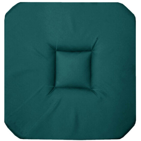 Galette de Chaise "Panama" 36x36cm Vert Emeraude