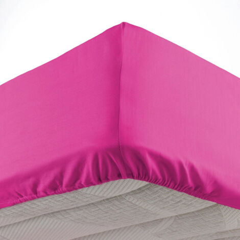 Drap Housse "Lina" 90x190cm Bois de Rose