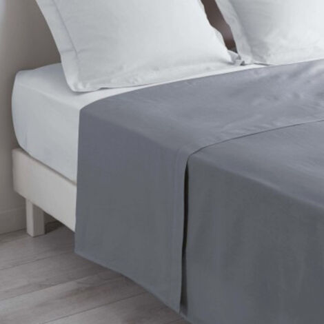 Drap Plat "Lina" 180x290cm Gris (1/5)