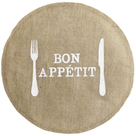 Set de Table Jute Rond