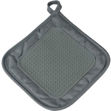 Manique de Cuisine en Silicone "Cuistot" 19cm Anthracite (1/2)