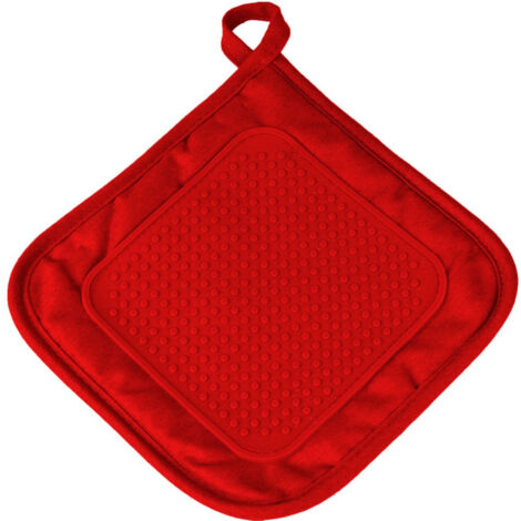 Manique de Cuisine en Silicone "Cuistot" 19cm Rouge (1/2)