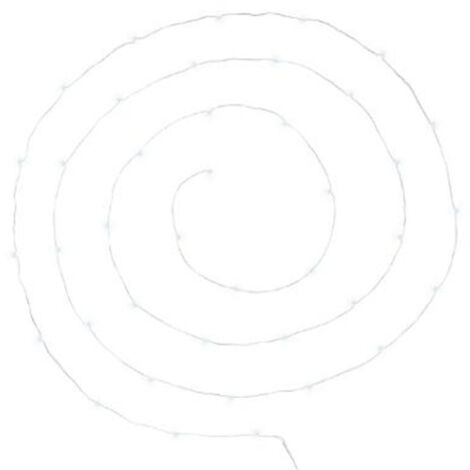 Guirlande Lumineuse "40 Led Blanc" 395cm Chrome (1/2)