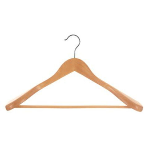 Cintre pour Veste en Bois 44cm Naturel (1/2)
