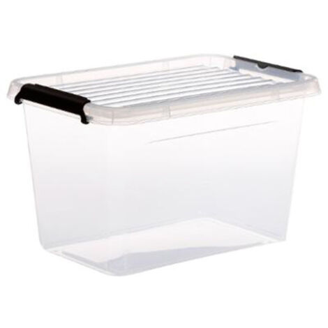 Boîte de Rangement "Clip" 6,5L Transparent (1/3)