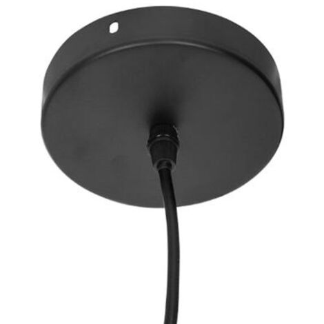Lampe Suspension Boule en Verre "Iris" 19cm Or