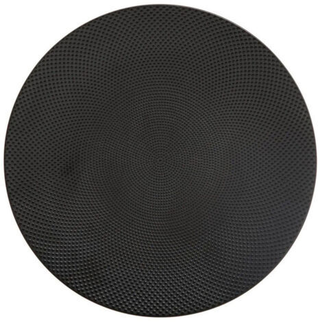 Lot de 6 Assiettes Plates "Caviar" 27cm Noir