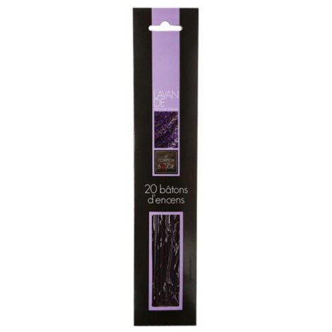 Lot de 20 Bâtons d'Encens 25cm Lavande (1/2)