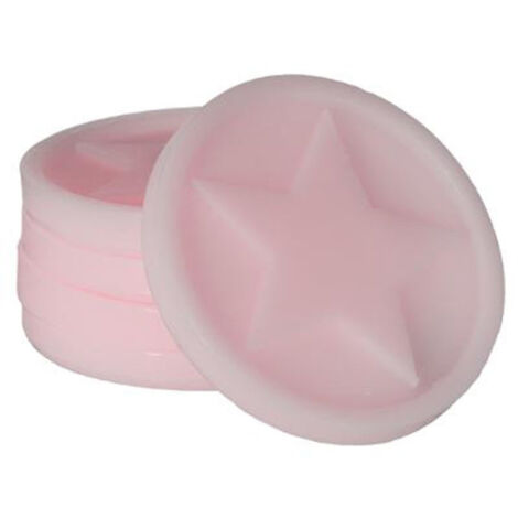 Lot de 5 Cires Parfumées à Brûler "Etoile" 45g Rose (1/2)