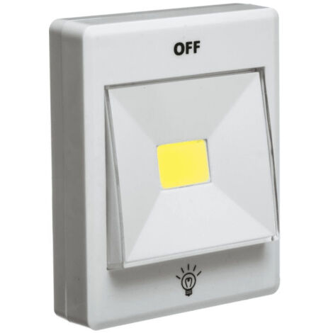 Spot avec Interrupteur "Lumineux" 10cm Blanc (1/2)