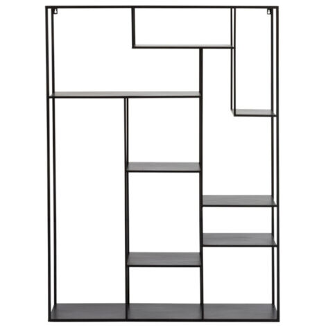 Étagère Rectangulaire en Métal "Rack" 150cm Noir (1/5)