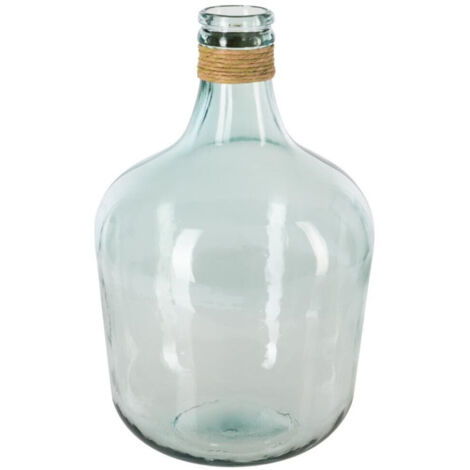 Atmosphera – Vase en verre 'Dame Jeanne' 42cm transparent – Design élégant pour arrangements floraux – Finition claire et moderne – Poids 4,45kg