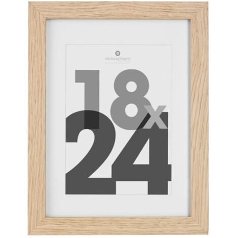 Cadre Photo Bois "Eva" 18x24cm Naturel