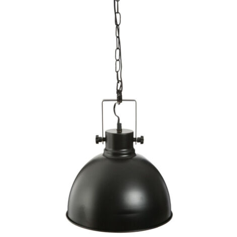Lampe Suspension en Métal "Petpo" 35cm Noir (1/3)