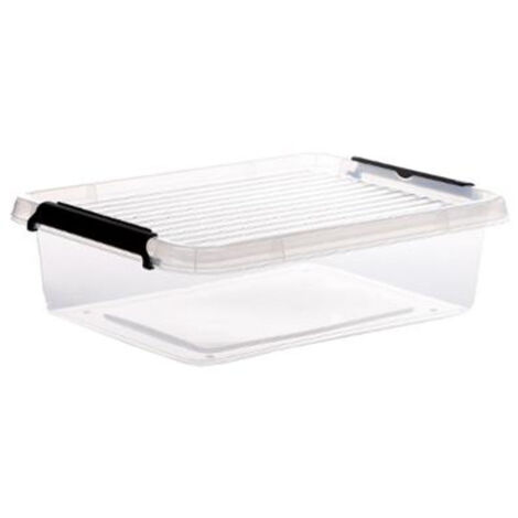 Boîte de Rangement "Clip" 8,5L Transparent (1/2)