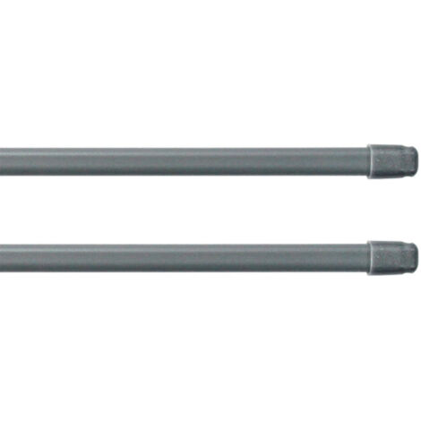 Lot de 2 Tringles Extensibles "Lio" 80-110cm Gris (1/2)