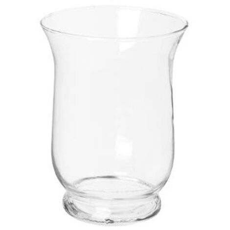 Photophore en Verre "Evasé" 15cm Transparent
