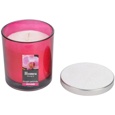 Bougie Parfumée Couvercle "Essentiel" 8cm Orchidée (1/2)