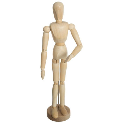 Mannequin Déco en Bois "Collect" 32cm Beige (1/2)