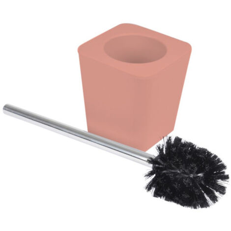 Brosse WC Soft Touch "Vitamine" 39cm Corail (1/2)