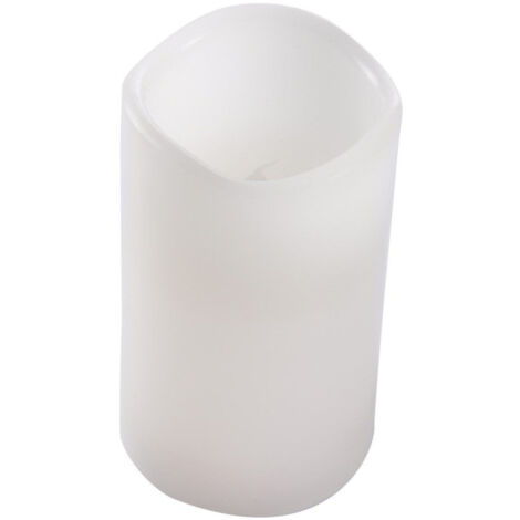 Bougie Pilier LED "Jasper" 15cm Blanc (1/2)