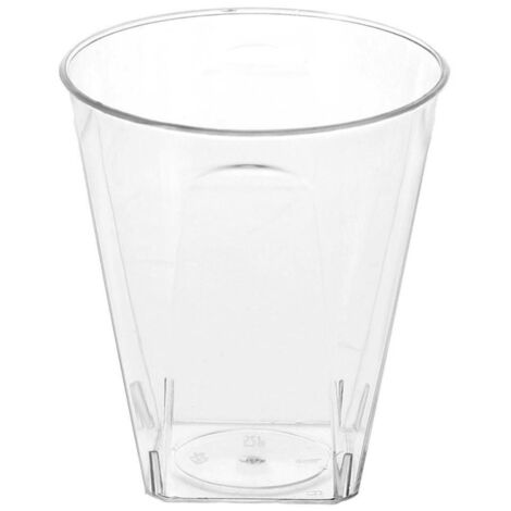 Lot de 20 Verrines Réutilisables "Facette" 6cl Transparent (1/2)