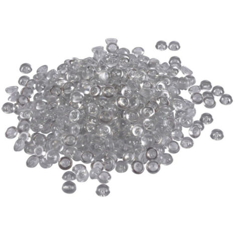 Perles de Pluie Décoratives "Translucide" 110g Gris Clair