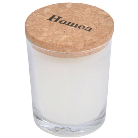 Bougie Parfumée Couvercle "Forêt Tropical" 5cm Blanc (1/3)