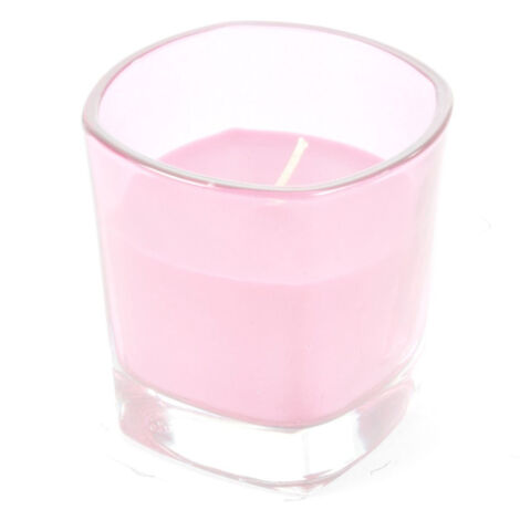 Bougie Parfumée en Verre "Essentiel" 7cm Rose (1/2)