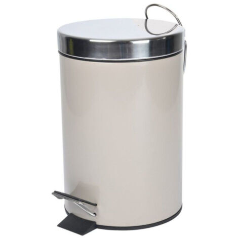 Poubelle à Pédale "Vitamine II" 3L Taupe (1/3)