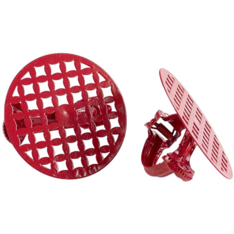 Lot de 2 Embrasses de Rideau "Rondoline" 7cm Rouge (1/4)