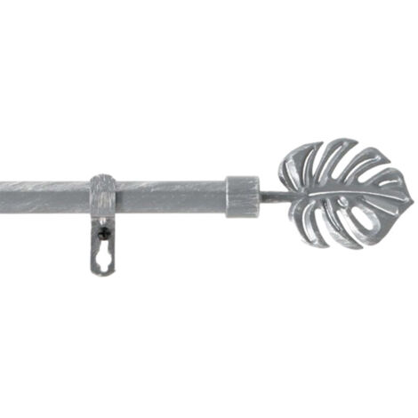 Kit Tringle Déco Extensible "Tropi" 120-210cm Gris