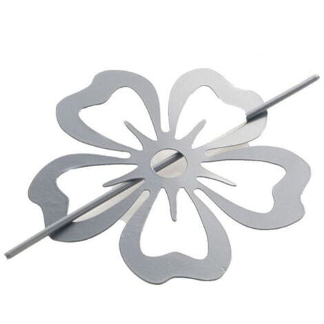 Embrasse de Rideau Broche "Pétaly" 15cm Gris (1/3)