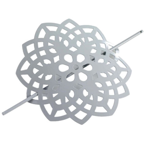 Embrasse de Rideau Broche "Rosae" 17cm Gris (1/4)