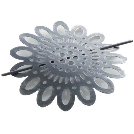 Embrasse de Rideau Broche "Mandy" 17cm Gris (1/3)