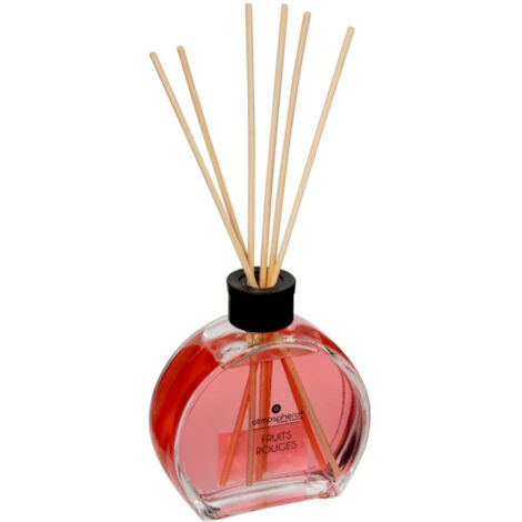 Diffuseur de Parfum & 6 Bâtonnets "Haly" 100ml Fruits Rouges (1/2)