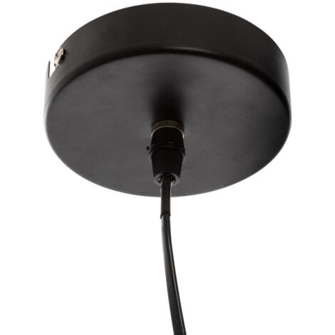 Suspension Design en Métal "Cuzco" 58cm Noir