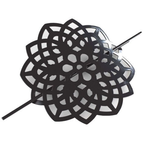 Embrasse de Rideau Broche "Rosae" 17cm Noir (1/3)
