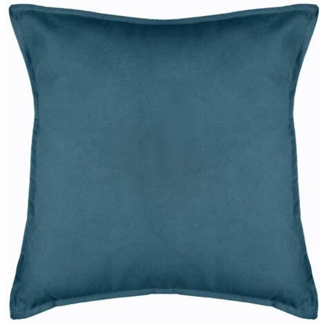 Coussin Déco Déhoussable "Lilou" 55x55cm Bleu (1/4)