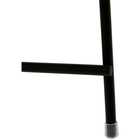 Table Basse Design en Verre "Rona" 83cm Noir