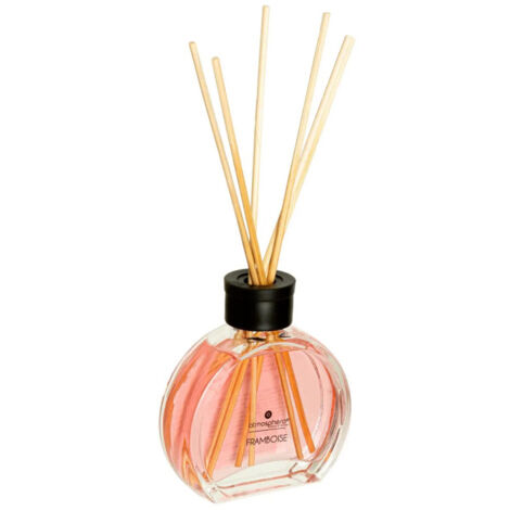 Diffuseur de Parfum & 6 Bâtonnets "Haly" 50ml Framboise (1/2)