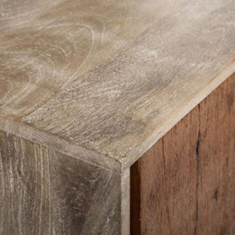 Buffet 4 Tiroirs et 3 Portes "Koval" 115cm Naturel